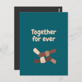 Together for ever - life quotes briefkaart (Voorkant / Achterkant)