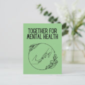 Together For Mental Health Briefkaart (Staand voorkant)