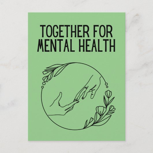 Together For Mental Health Briefkaart (Voorkant)