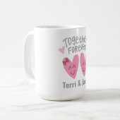 Together Forever Aangepast Mug Koffiemok (Voorkant links)