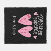 Together Forever - Aangepaste fleece Blanket (Voorkant (Horizontaal))