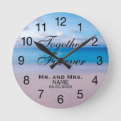 Together Forever Acrylwand Ronde Klok (Voorkant)