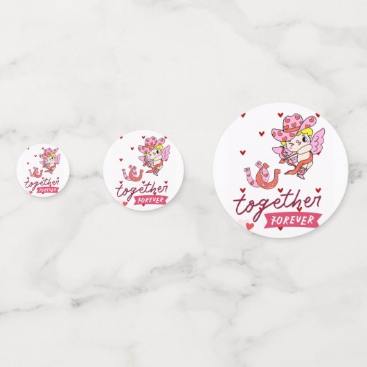 TOGETHER FOREVER COUNTRY STYLE CONFETTI (Voorkanten)