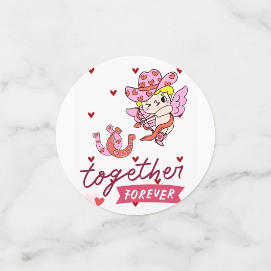 TOGETHER FOREVER COUNTRY STYLE  CONFETTI (Kleine voorkant)
