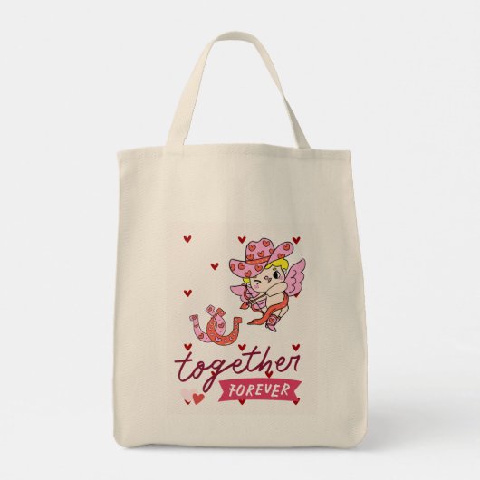 TOGETHER FOREVER COUNTRY STYLE  TOTE BAG (Achterkant)