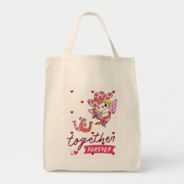 TOGETHER FOREVER COUNTRY STYLE TOTE BAG