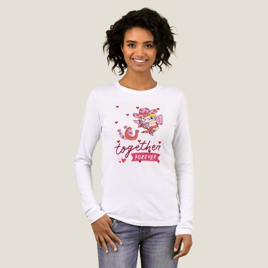 TOGETHER FOREVER COUNTRY STYLE Tri-Blend SHIRT (Voorkant)