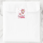 TOGETHER FOREVER COUNTRY STYLE  VIERKANTE STICKER (Tas)