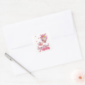 TOGETHER FOREVER COUNTRY STYLE  VIERKANTE STICKER (Envelop)