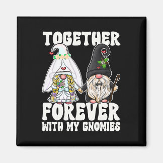 Together Forever Gnomes Mrs Bride Mr Groom voor We Magneet