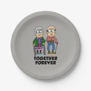 Together Forever Old Coule Jubileum Borden Papieren Bordje