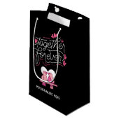 Together Forever Persoonlijke Gift Bag Klein Cadeauzakje (Voorkant Gekanteld)