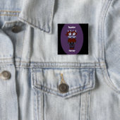 " Together Forever " Vierkante pin Button 5,1 Cm (In situ)