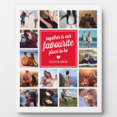 “Together is onze favoriete plek” Fotocollage Fotoplaat (Voorkant)