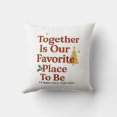 Together Is Our Favorite Place To Be – Christmas  Kussen (Achterkant)