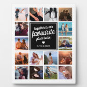 “Together is Our Favourite Place” Fotocollage Fotoplaat (Voorkant)