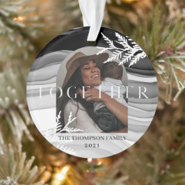 Together Modern & Minimal Japanse kerstfoto Ornament
