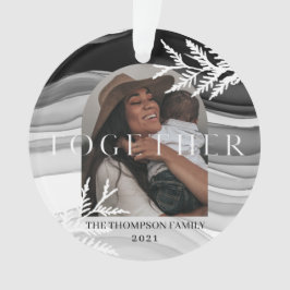 Together Modern & Minimal Japanse kerstfoto Ornament