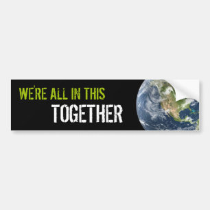 Together op aardbumper sticker