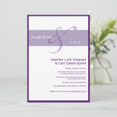 Together (Paarse weddenschap) Kaart (Staand voorkant)