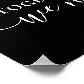 Together Personalized Love Heart 29 Photo Collage Poster (Hoek)