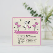 Together Post Wedding Brunch Uitnodiging (Staand voorkant)