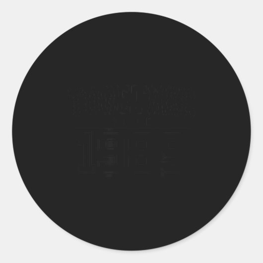 Together Since 1989 Couple Shirt Valentines Day  Ronde Sticker (Voorkant)