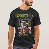 Together Since Bootleg Retro Style Custom Photo  T-shirt (Voorkant)