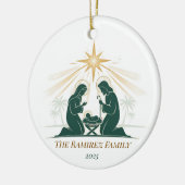 Together Under the Star Nativity Ornament (Links)