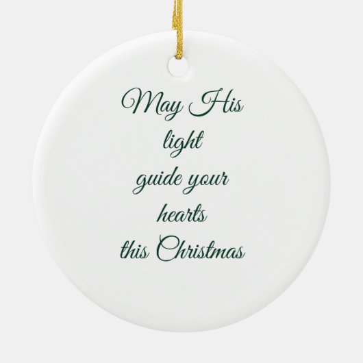 Together Under the Star Nativity Ornament (Achterkant)