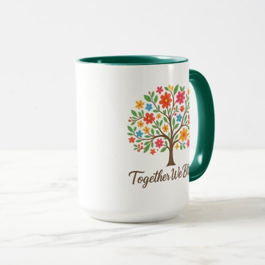 Together We Bloom Floral Mug Mok (Voorkant rechts)