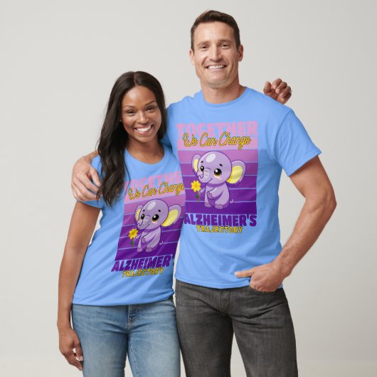 together we can change alzheimers trajectory t-shirt (Unisex)