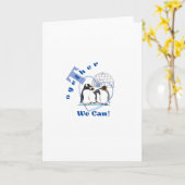 Together We Can | Motivational quote  Kaart (Gele Bloem)