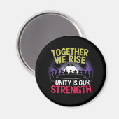 Together We Rise Inspiron Design Magneet (Voorkant / Achterkant)