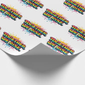 Together We Rise Rainbow Quote Design Cadeaupapier (Hoek)