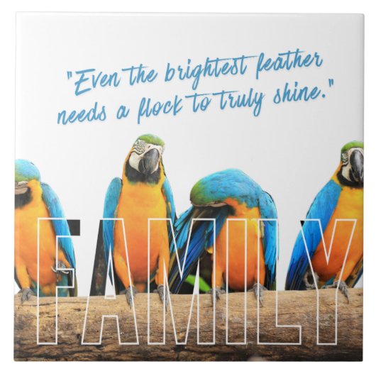 "Together We Shine" Tegeltje (Voorkant)