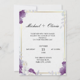 Together With Their Families Wedding Invitation Wo Kaart