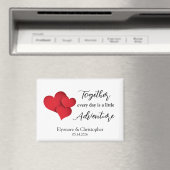 TogetherEvery Day Adventure Valentines Day Quote Magneet (Insitu (Vaatwasser))
