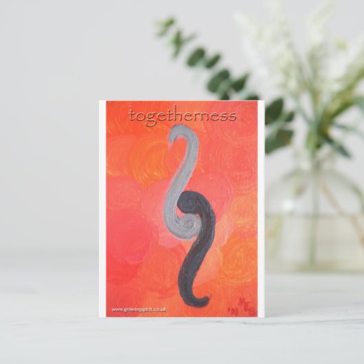 Togetherheid Briefkaart (Staand voorkant)