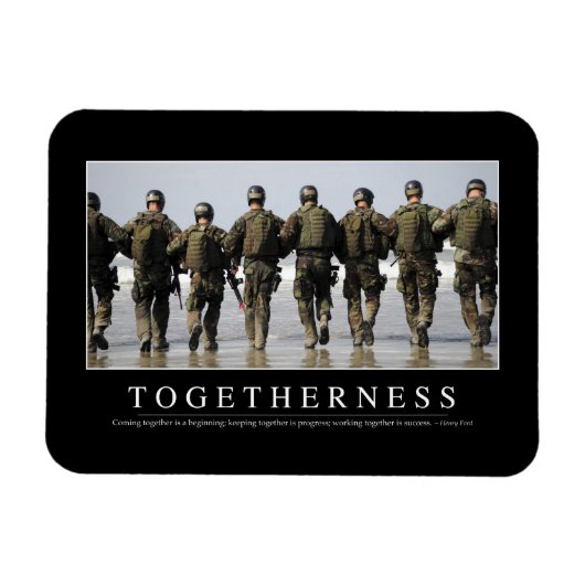 Togetherheid: Inspirerend prijsopgave Magneet (Horizontaal)