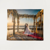 #TogetherinLove:OurWeddingDayTapestry Wandkleed (Voorkant (horizontaal))