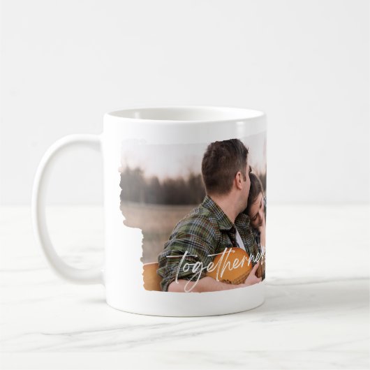 Togetherness koppelt Foto Mok met namen (Links)
