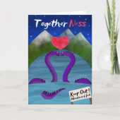 TogetherNess Loch Ness grappige Dag van de Valenti Kaart (Voorkant)