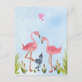 Togetherness maken we een familie briefkaart