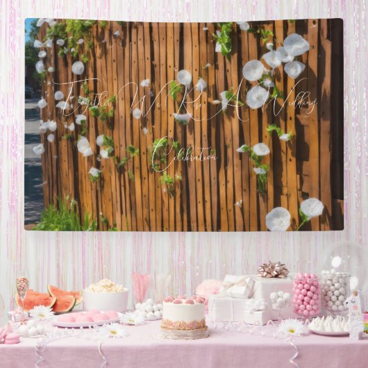 #TogetherWeRise:AWeddingCelebrationBanner Spandoek (Feest)