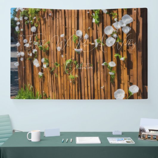 #TogetherWeRise:AWeddingCelebrationBanner Spandoek (Beurs)