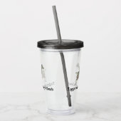 Toggenburg Dairy Goat Acryl Drinkbeker (Links)