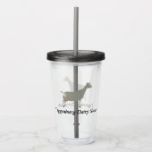 Toggenburg Dairy Goat Acryl Drinkbeker (Voorkant)