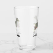 Toggenburg Dairy Goat Glas (Rechts)