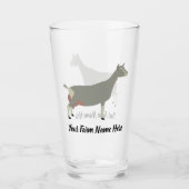 Toggenburg Dairy Goat Glas (Voorkant)